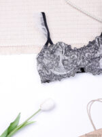 ست بند جوراب و شورت و سوتین چهار تیکه فنردار توری Bereta برتا کد 4030W