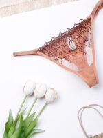 ست بند جوراب و شورت و سوتین چهار تیکه فنردار توری Bereta برتا کد 4141BR