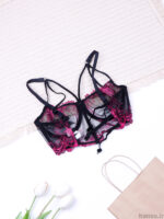 ست شورت و سوتین نیمه بلند فنردار توری Bereta برتا کد 2511EB