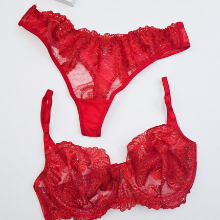 ست شورت و سوتین فنردار توری Pedli پدلی کد P208