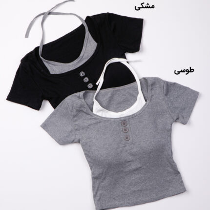 کراپ فانتزی نخ پنبه کاپ دار کد 88145