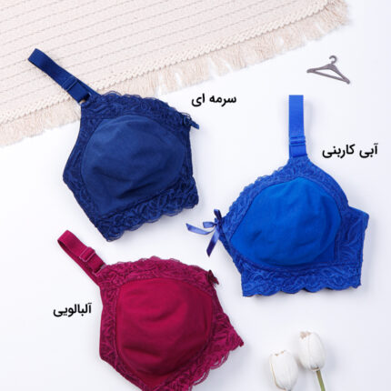 سوتین پرسی نخ و دانتل بدون فنر ایزابلا کد 0155