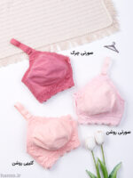 سوتین پرسی نخ و دانتل بدون فنر ایزابلا کد 0155