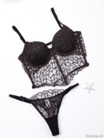 ست شورت و برالت کاپدار فنردار توری Bereta برتا کد 6080PLN