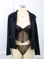 ست شورت و برالت کاپدار فنردار توری Bereta برتا کد 6080PLN