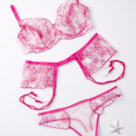 ست بند جوراب و شورت و سوتین فنردار توری Bereta برتا کد 4041OZM