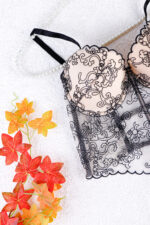 ست شورت و برالت کاپدار فنردار توری Bereta برتا کد 6080OZB