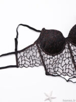 ست شورت و برالت کاپدار فنردار توری Bereta برتا کد 6080PLN