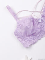 ست شورت و سوتین گیپور فنردار ژوبین کد 1100