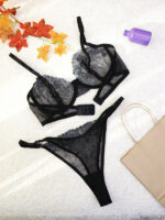 ست شورت و سوتین فنردار توری Pedli پدلی کد P213