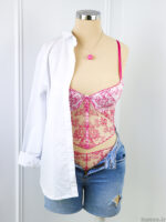 ست شورت و برالت کاپدار فنردار توری Bereta برتا کد 6080OZM