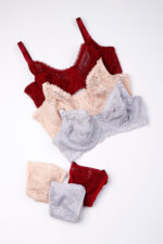 ست شورت و سوتین فنر‌دار دانتل کرالاستر کد 611