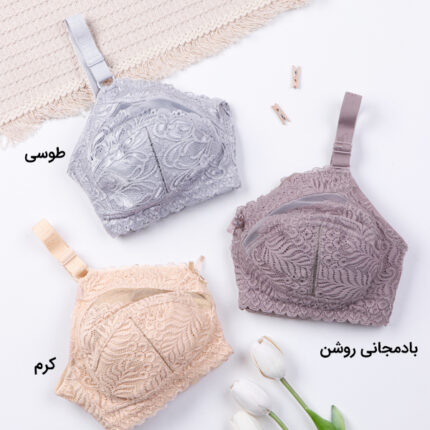 سوتین مینی مایزر بدون فنر نخ و دانتل ایزابلا کد 920