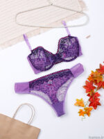 ست شورت و سوتین فنردار توری Pedli پدلی کد P216