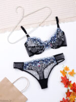 ست شورت و سوتین فنردار توری Pedli پدلی کاپ C کد P217