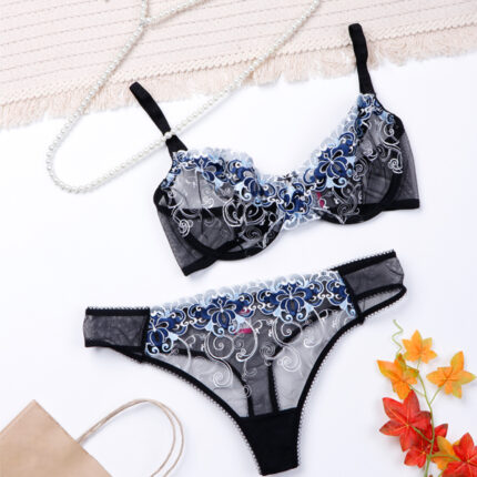 ست شورت و سوتین فنردار توری Pedli پدلی کاپ C کد P217