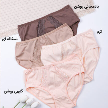 شورت زنانه اسلیپ نخ و دانتل فاق بلند Adak آداک کد 250