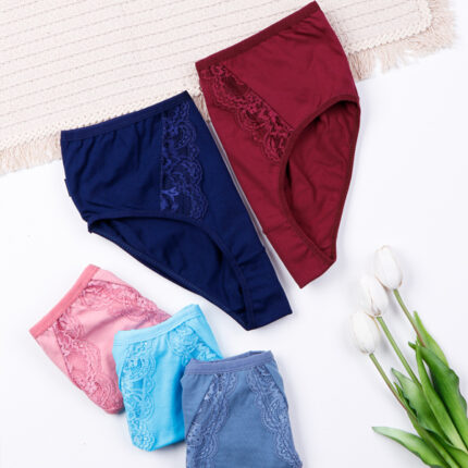 شورت زنانه اسلیپ نخ و دانتل فاق بلند Adak آداک کد 250