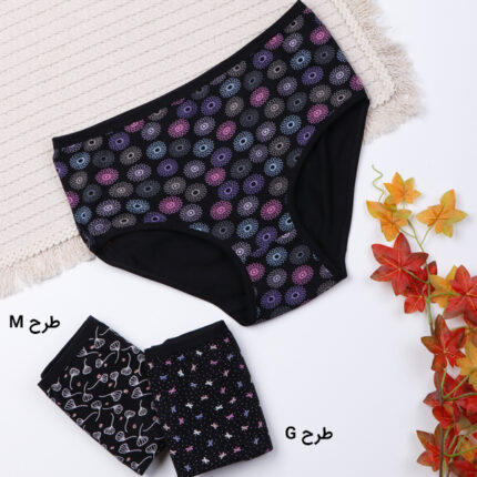 شورت زنانه اسلیپ لاکرا فاق بلند طرحدار Adak آداک سایز L کد 138