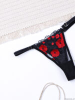 ست شورت و سوتین چهار تیکه فنردار آداک Adak طرح A کد 562