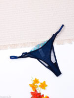 ست شورت و برالت سه تکه دانتل فنردار Bereta برتا گلدوزی کد 6500N