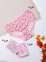 شورت زنانه اسلیپ لاکرا فاق بلند طرحدار Adak آداک سایز L کد 138