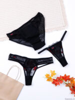 ست شورت و سوتین چهار تیکه فنردار آداک Adak طرح A کد 562