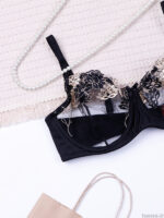 ست شورت و سوتین چهار تیکه فنردار آداک Adak طرح B کد 562