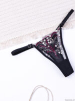 ست شورت و سوتین چهار تیکه فنردار آداک Adak طرح C کد 562