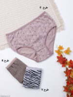 شورت زنانه اسلیپ لاکرا فاق بلند طرحدار Adak آداک سایز L کد 138