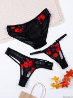 ست شورت و سوتین چهار تیکه فنردار آداک Adak طرح A کد 562