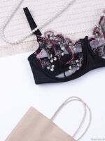 ست شورت و سوتین چهار تیکه فنردار آداک Adak طرح C کد 562