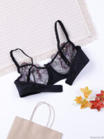 ست شورت و سوتین چهار تیکه فنردار آداک Adak طرح C کد 562