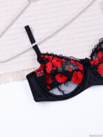 ست شورت و سوتین چهار تیکه فنردار آداک Adak طرح A کد 562