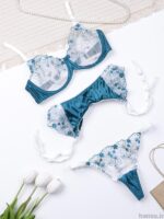 ست بند جوراب و شورت و سوتین فنردار توری Bereta برتا کد 4010G