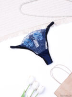 ست بند جوراب و شورت و سوتین چهار تیکه فنردار توری Bereta برتا کد 4041BLL