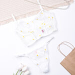 ست شورت و سوتین نیمه بلند فنردار توری Bereta برتا کد 1061BW