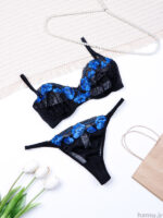 ست شورت و سوتین فنردار توری Bereta برتا کد 2020BD