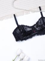 ست شورت و سوتین فنردار توری Bereta برتا کد 2420B