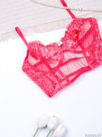 ست شورت و سوتین نیمه بلند فنردار توری Bereta برتا کد 2062M