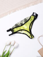 ست بند جوراب و شورت و سوتین چهار تیکه فنردار توری Bereta برتا کد 4030G