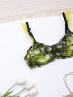 ست بند جوراب و شورت و سوتین چهار تیکه فنردار توری Bereta برتا کد 4030G