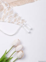 ست شورت و سوتین نیمه بلند فنردار توری Bereta برتا کد 2082W