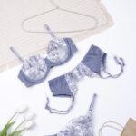 ست بند جوراب و شورت و سوتین فنردار توری Bereta برتا کد 4010GR