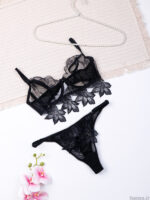 ست شورت و سوتین فنردار توری Bereta برتا کد 2442B