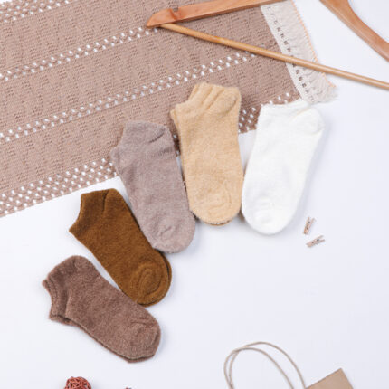 جوراب مچی زنانه پشمی فنسی Fancy کد 23