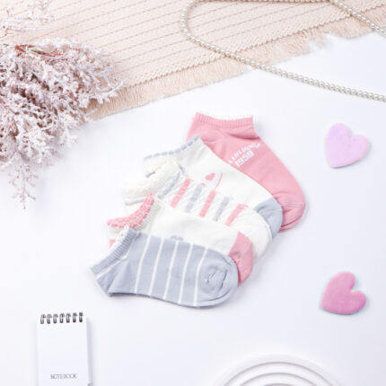 جوراب مچی زنانه نخی فنسی fancy کد 11