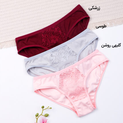 شورت زنانه اسلیپ کبریتی و گیپور شادی Shadi کد 332