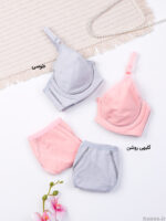 ست شورت و سوتین پرسی فنردار نخی شادی Shadi کد 69