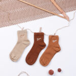 جوراب نیم ساق زنانه نخی نایک nike کد 5017